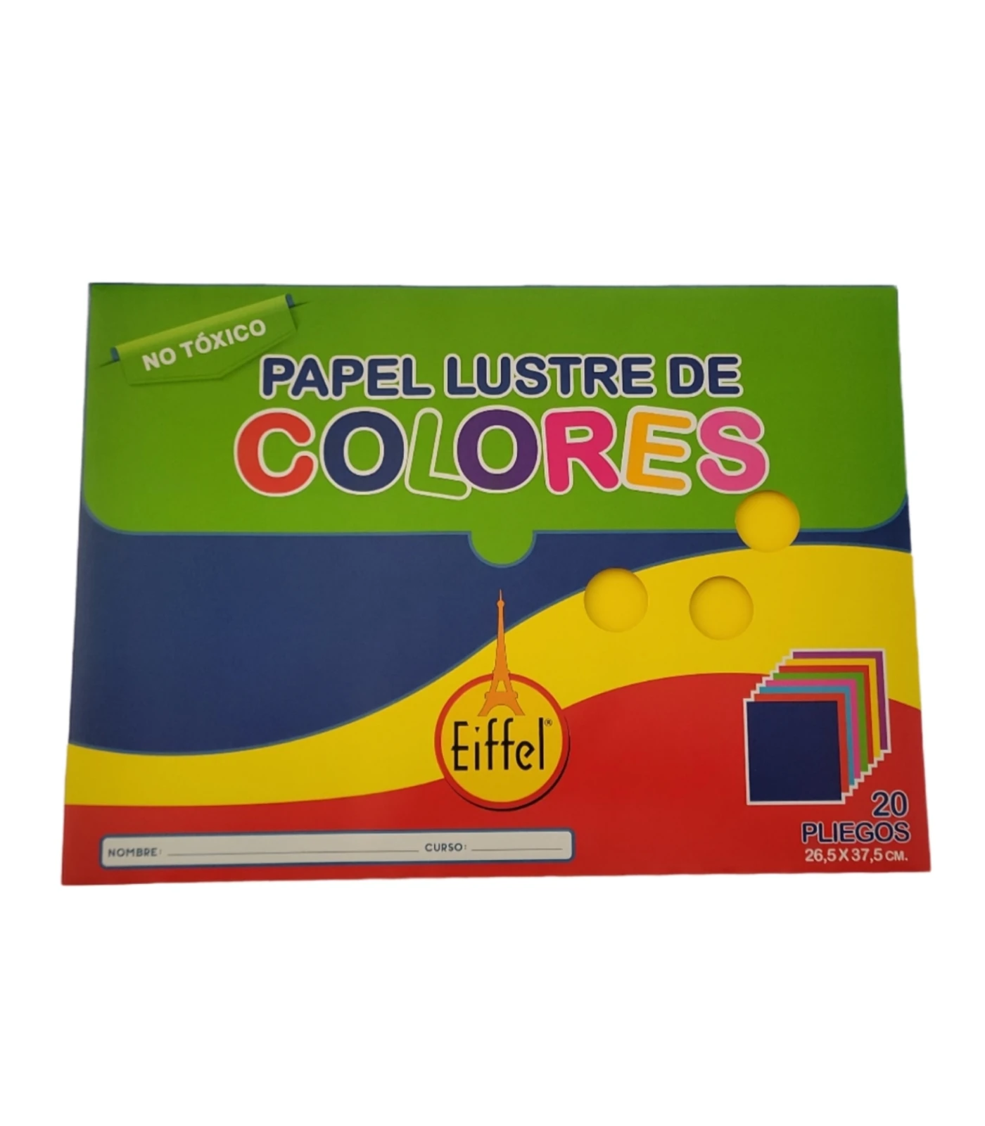 CARPETA PAPEL LUSTRE 20 PLIEGOS EIFFEL