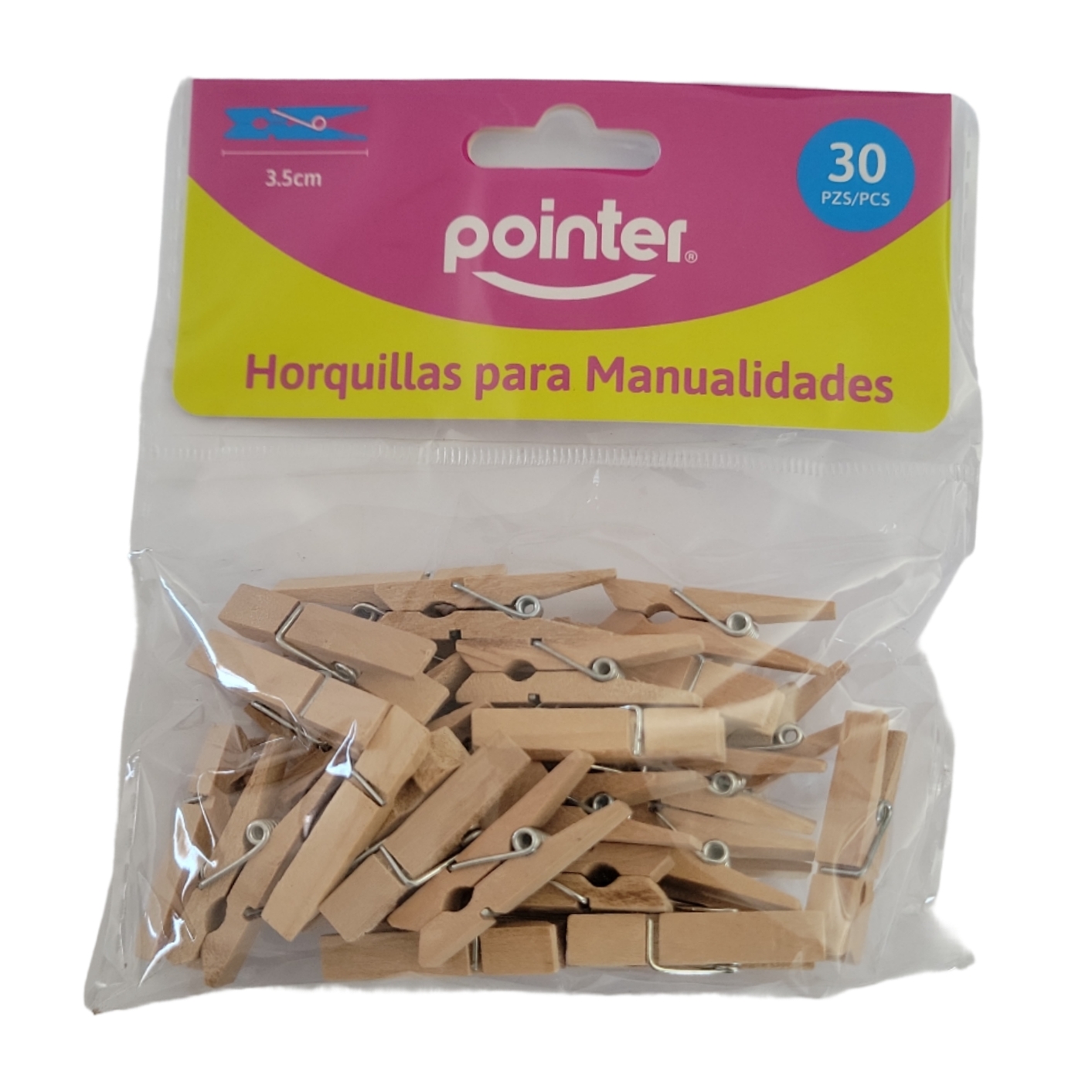PINZAS PERRITOS PARA MANUALIDADES 30 PIEZAS POINTER