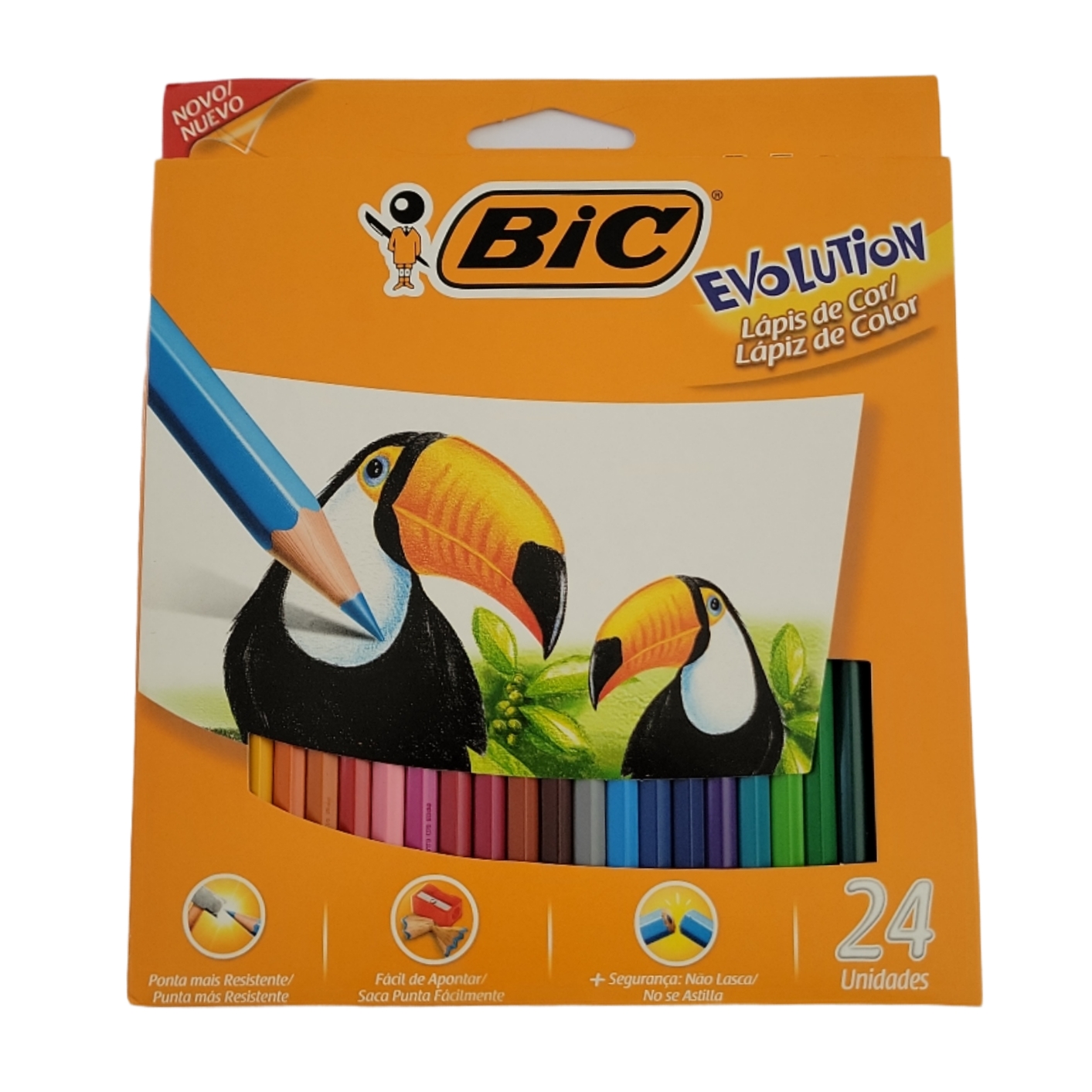 LAPIZ 24 COLORES EVOLUTION BIC