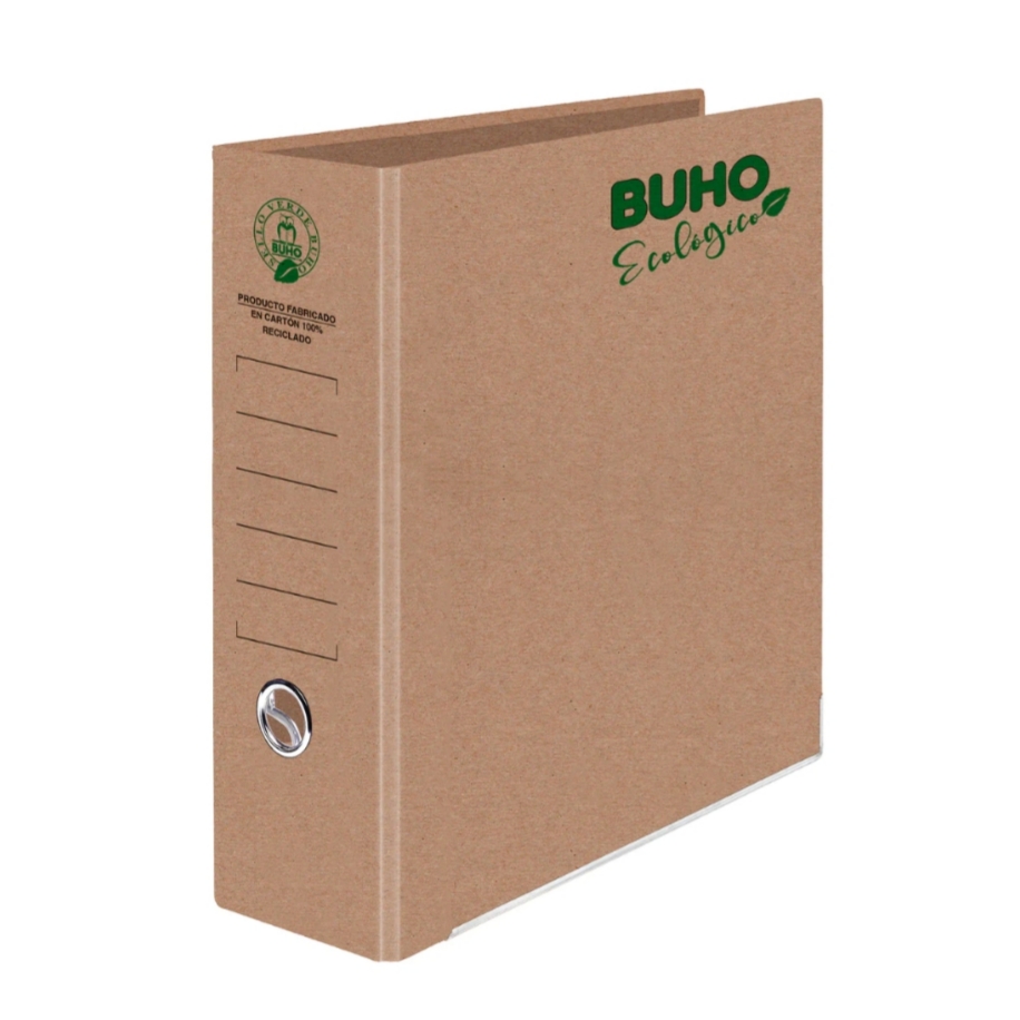 ARCHIVADOR ECOLOGICO CARTA LOMO ANCHO BUHO