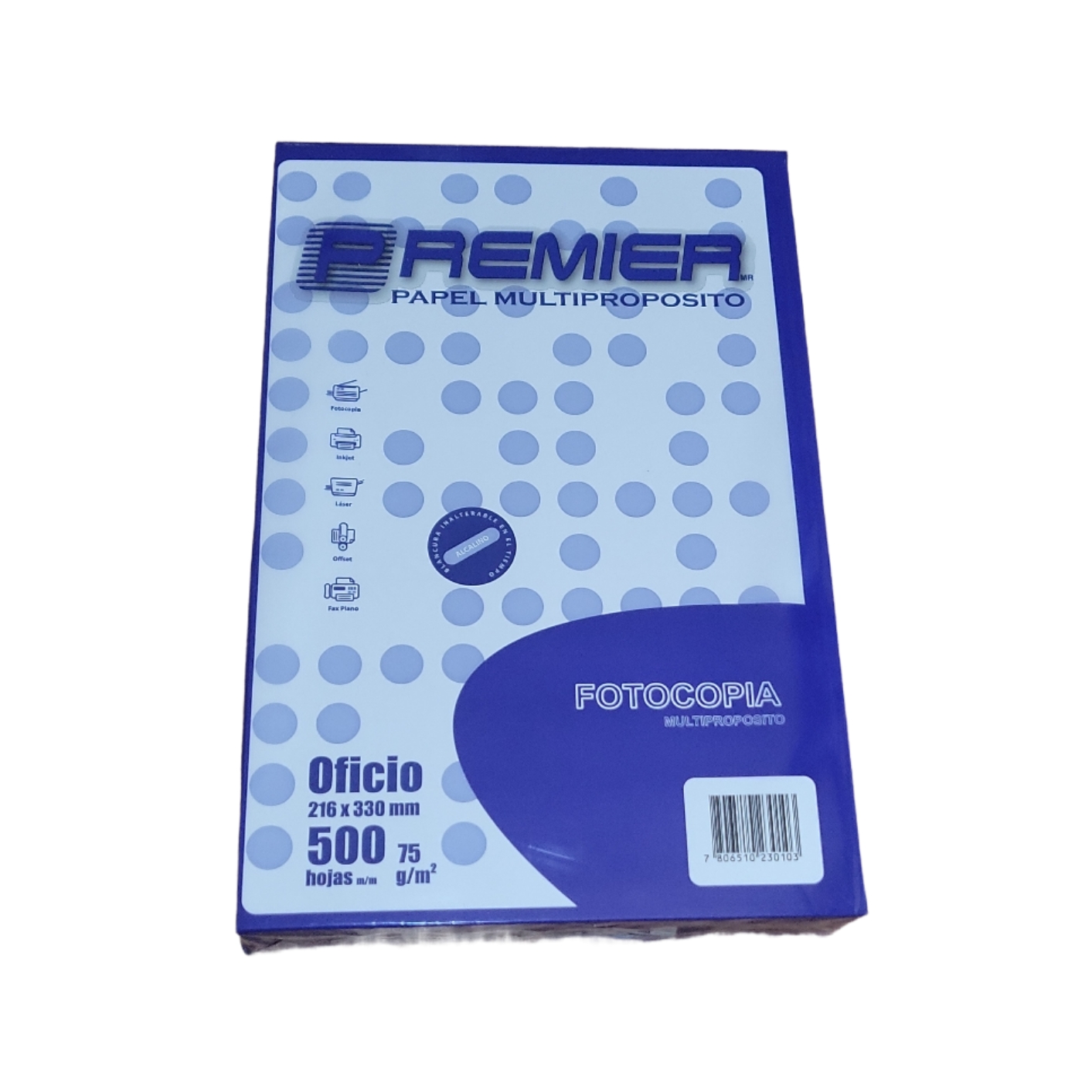 RESMA PAPEL OFICIO MULTIPROPOSITO 75 GR 500 HJS PREMIER
