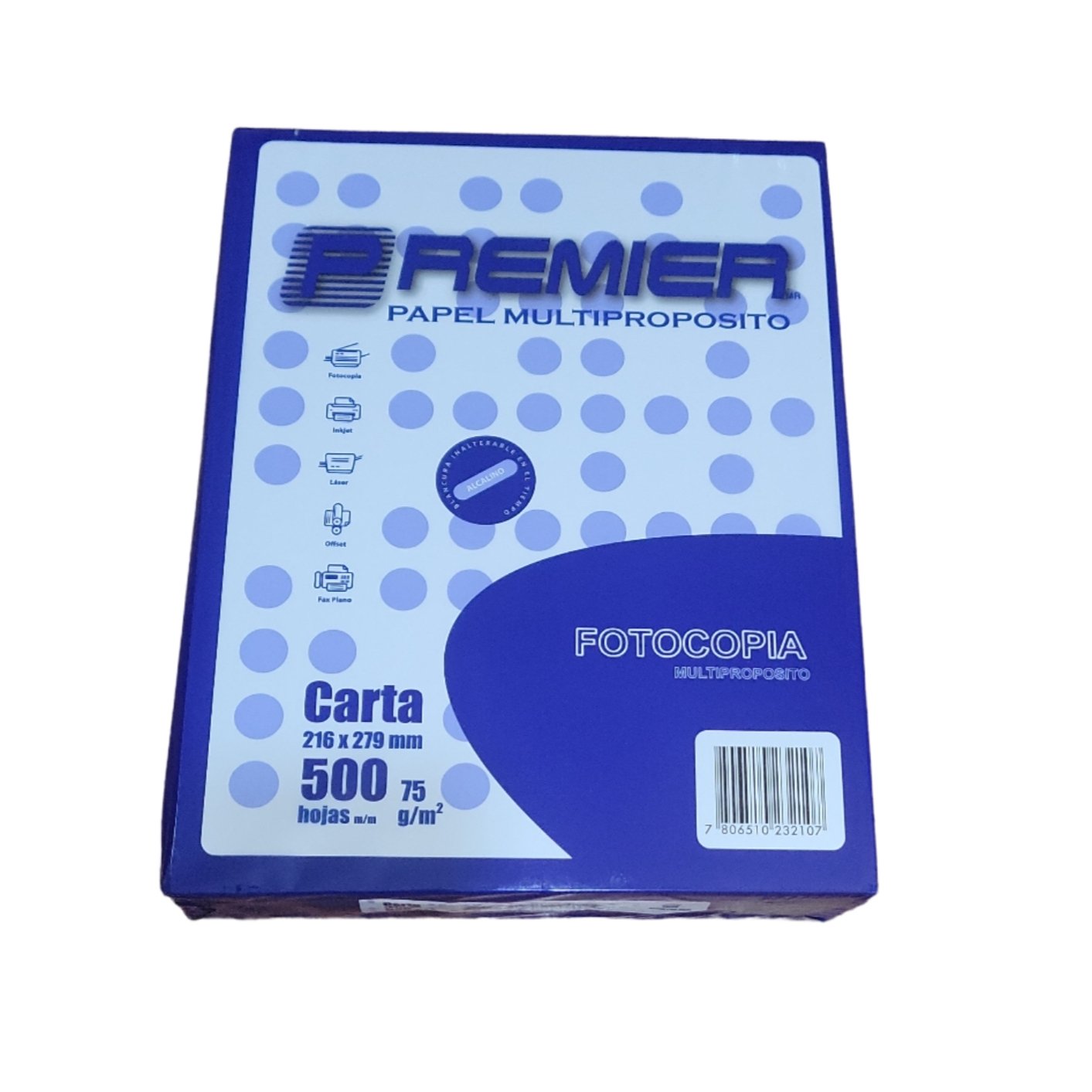 RESMA PAPEL CARTA MULTIPROPOSITO 75 GR 500 HJS PREMIER