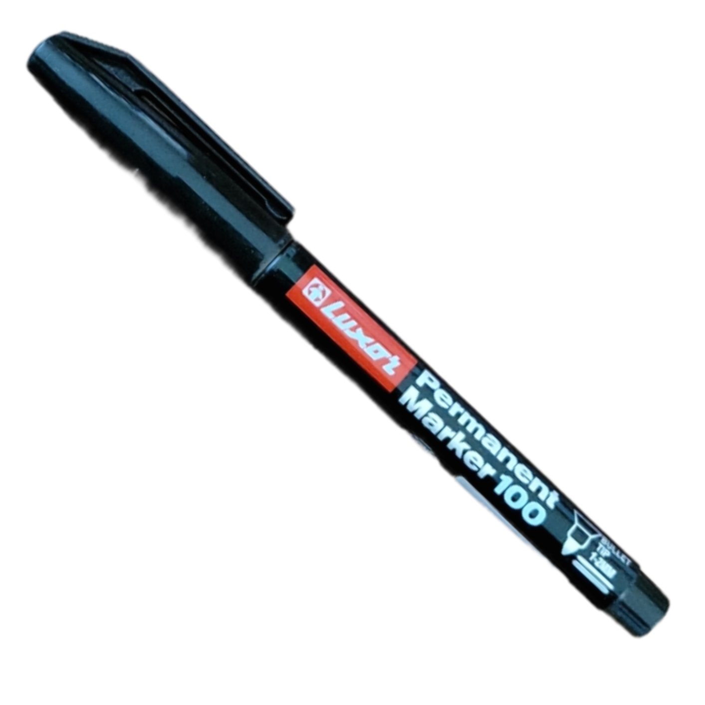 PLUMON MARCADOR PERMANENTE NEGRO 100N LUXOR