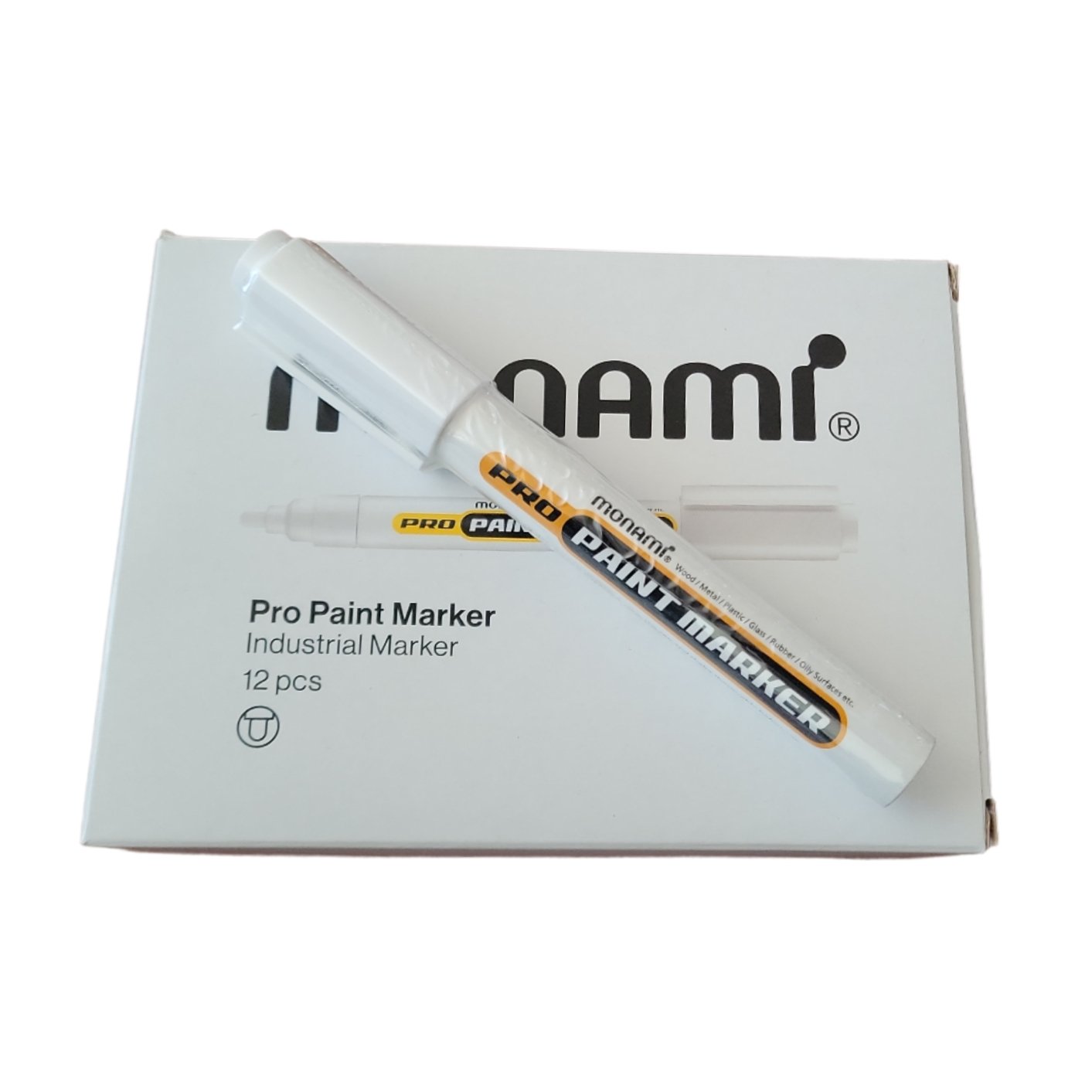PLUMON MARCADOR PAINT OLEO BLANCO PARA METAL MONAMI