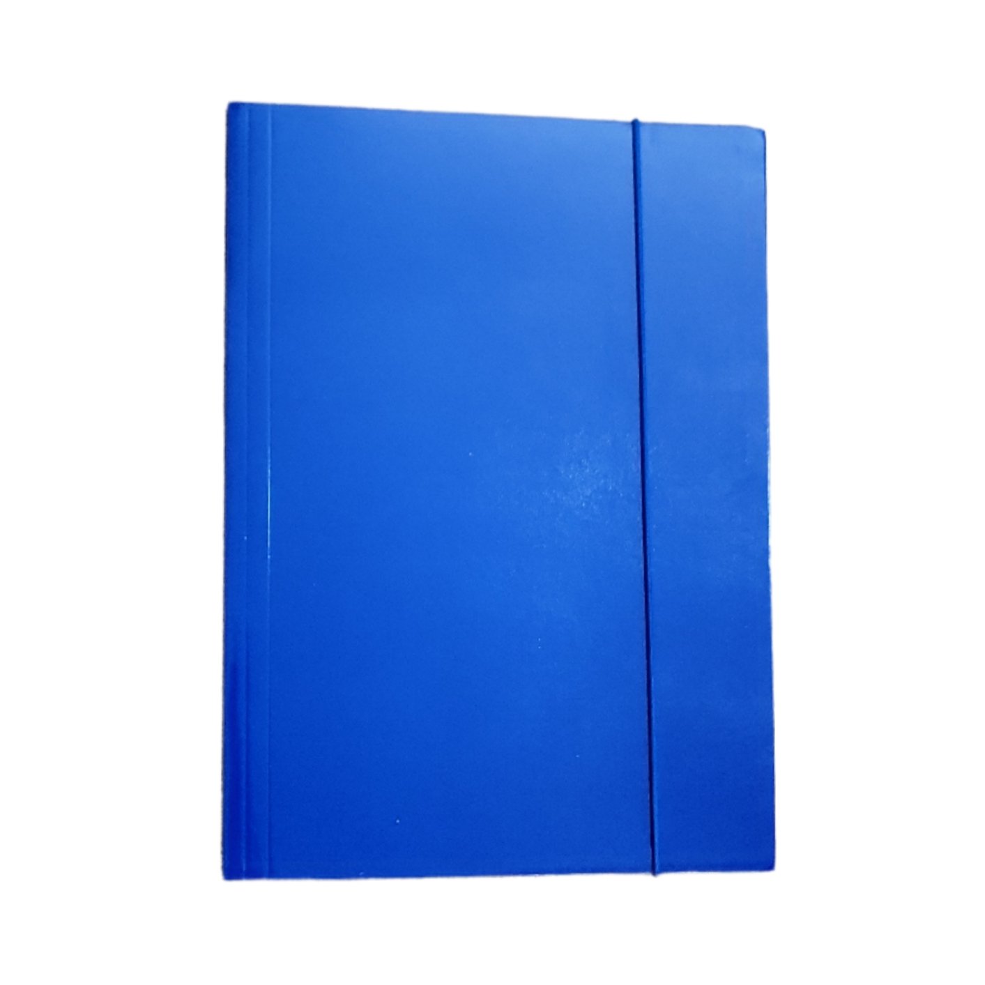 CARPETA CARTON CON ELASTICO AZUL EIFFEL