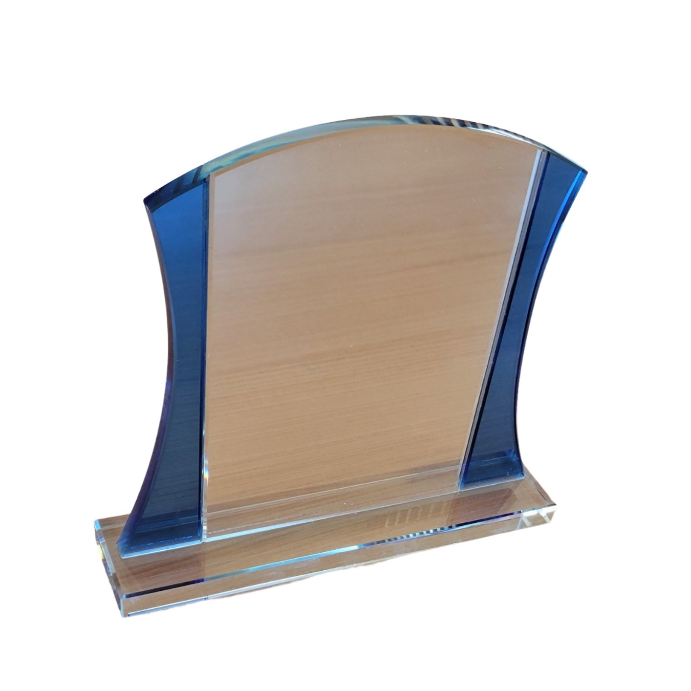 GALVANO VIDRIO 18 CMS LATERAL AZUL MOD 7018 @GRAFICA
