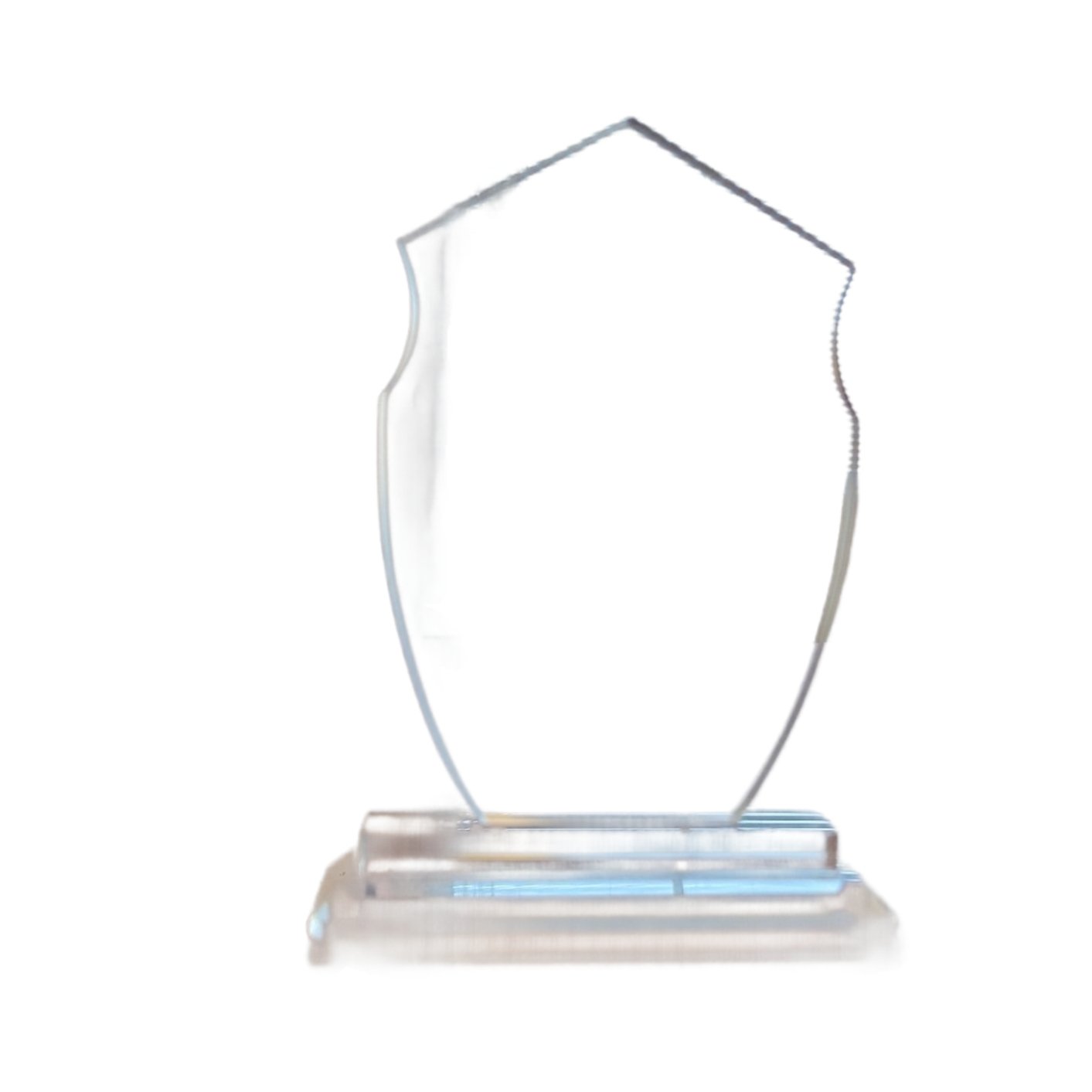 GALVANO VIDRIO 18 CMS FORMA INSIGNIA @GRAFICA