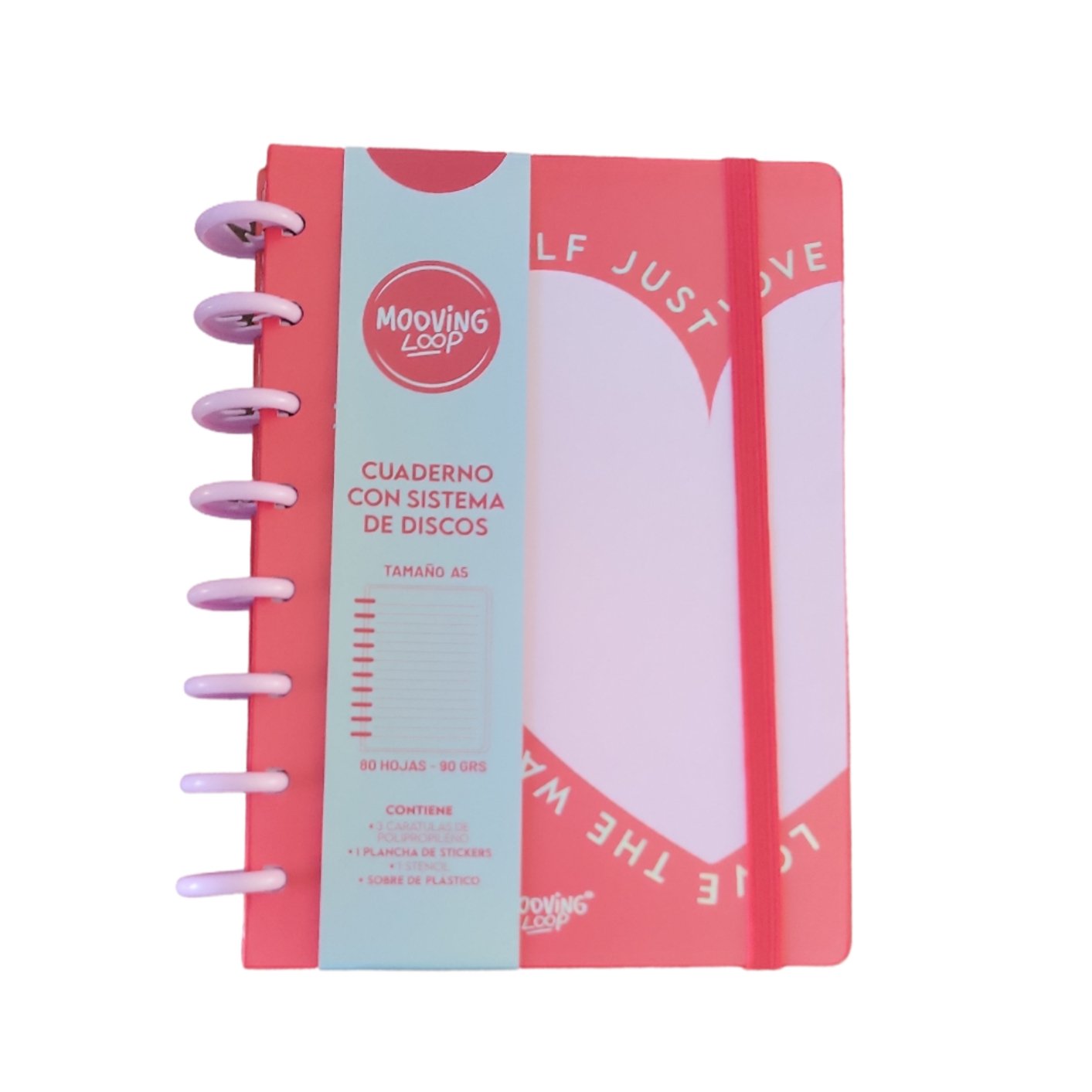 Cuaderno A Discos Inteligente Mooving Loop A5 V/modelos Color Minnie