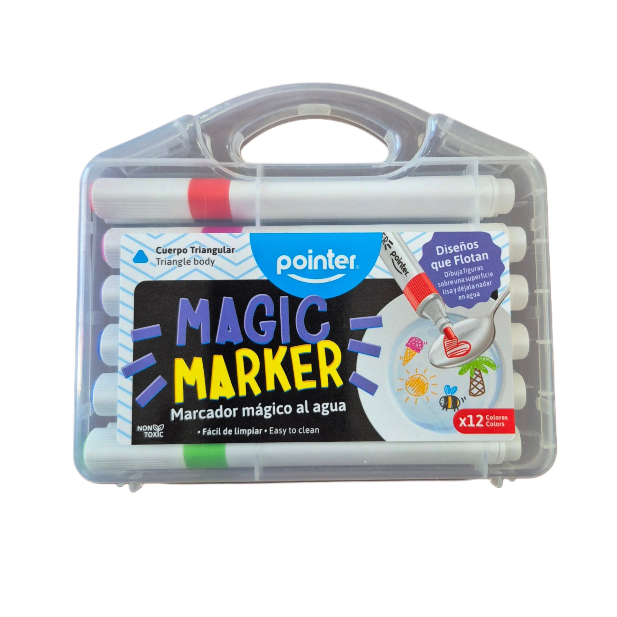SET 12 MARCADORES MAGICOS TRIANGULAR POINTER