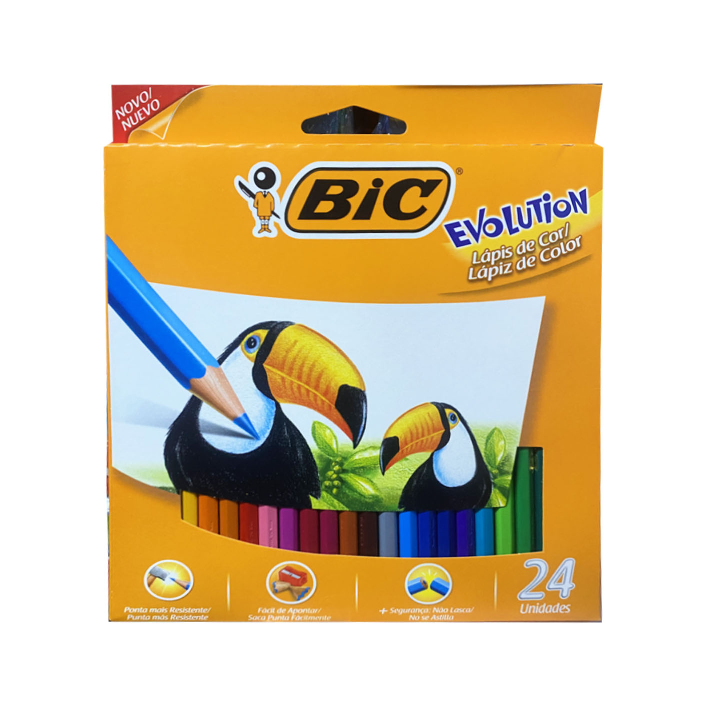 LAPICES 24 COLORES EVOLUTION BIC