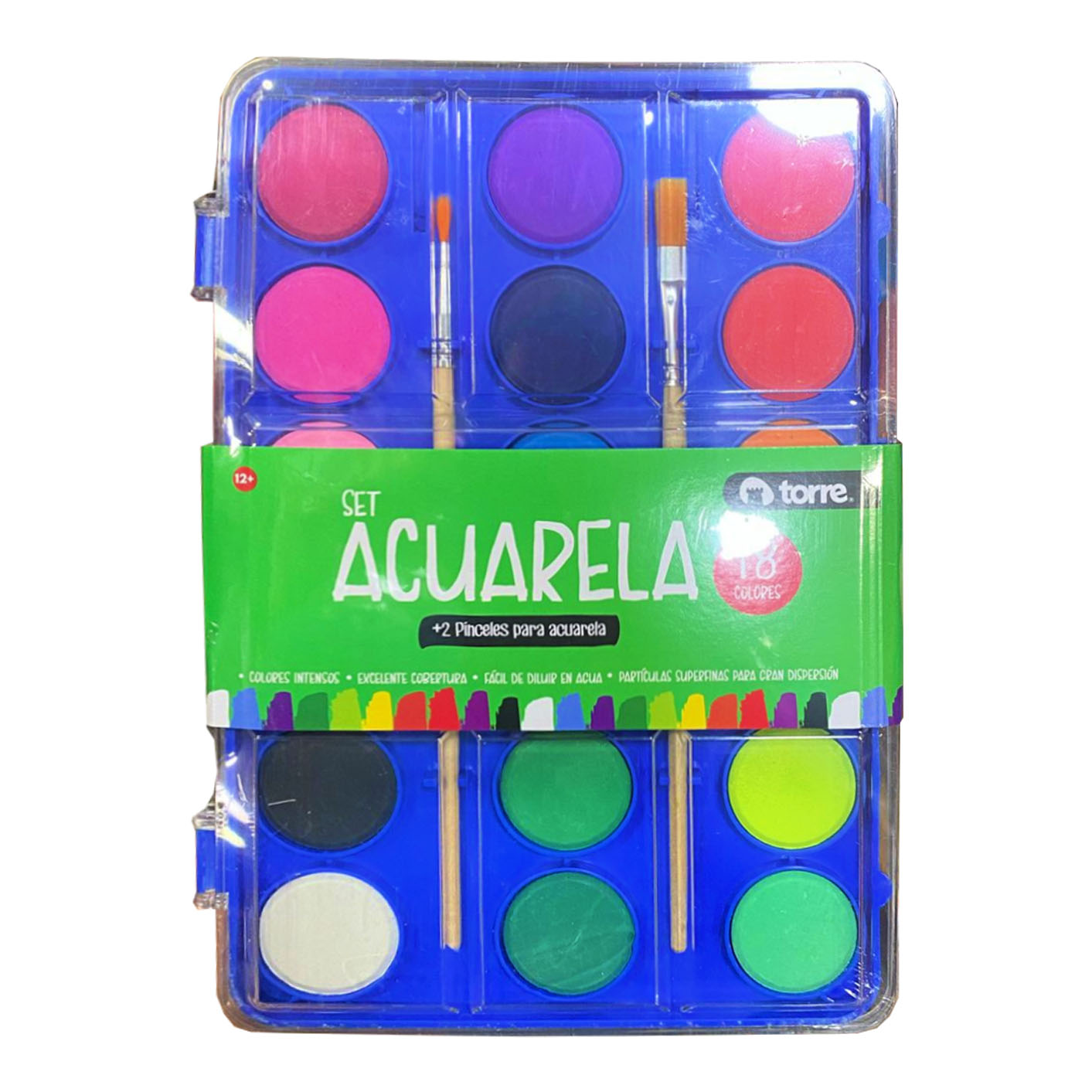 Acuarela 18 colores