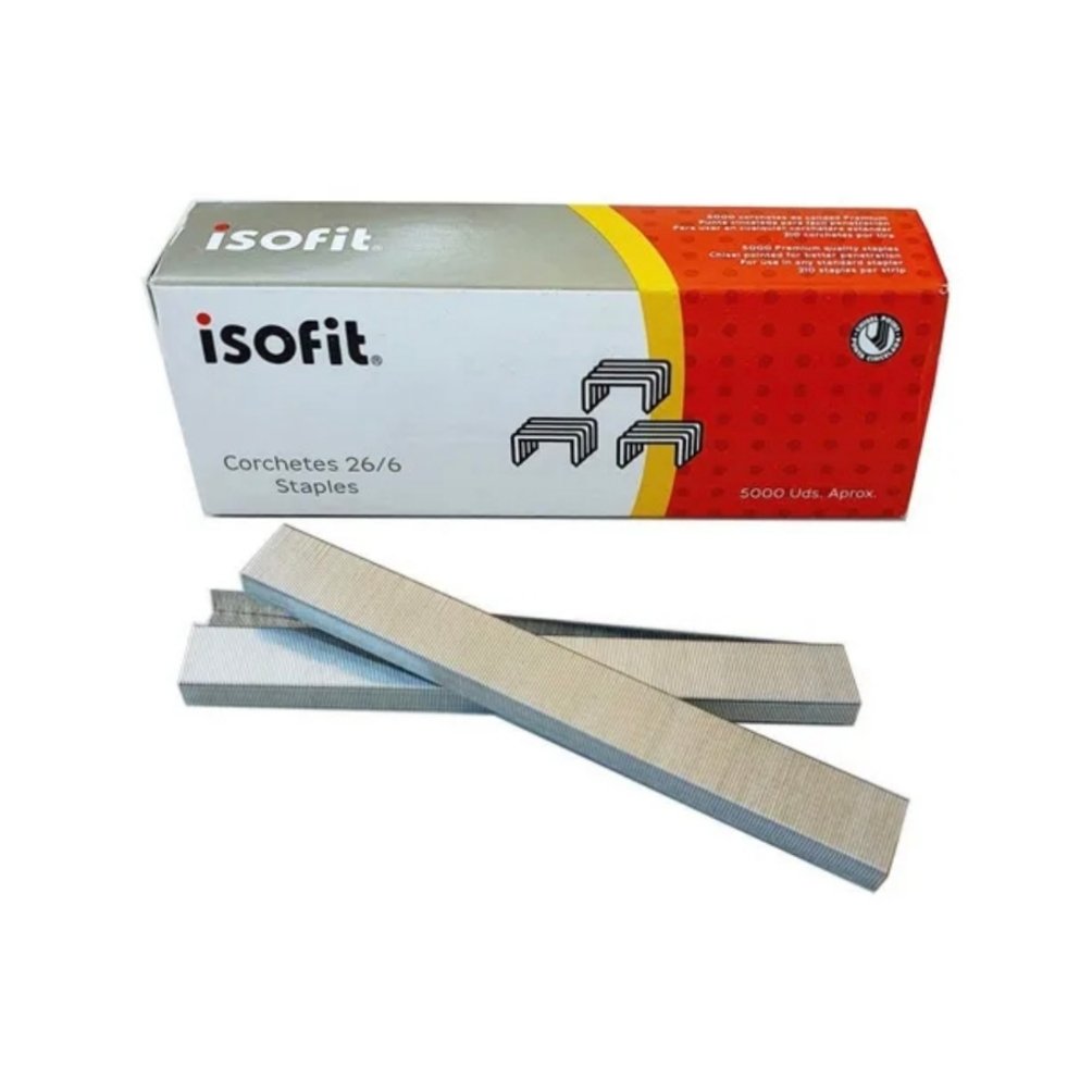 Corchetes 26/6 Isofit caja 5000und.