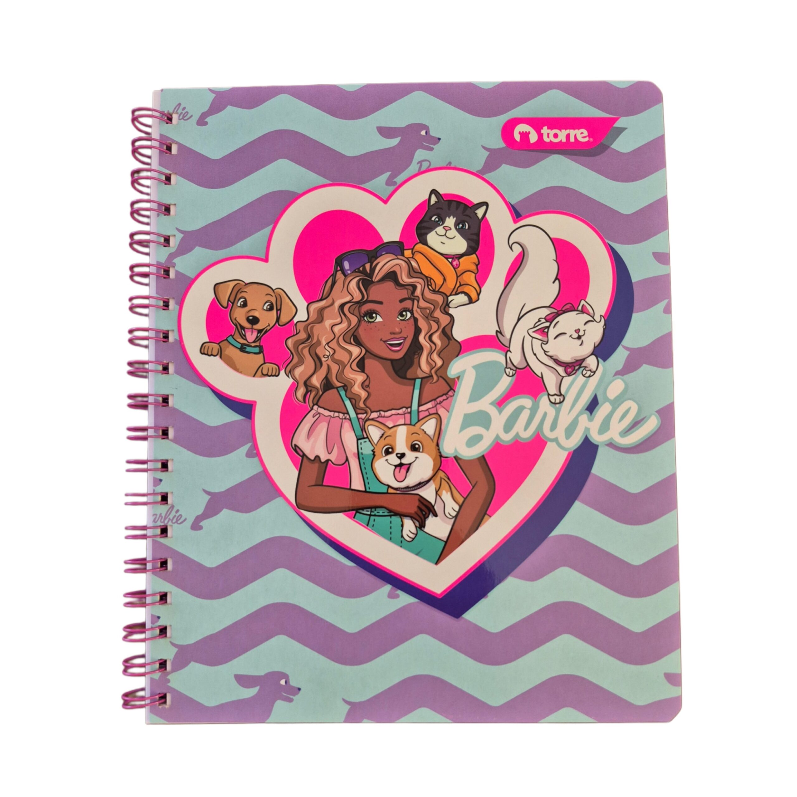 Cuaderno Universitario Barbie 100 Hojas 7 Mm Torre