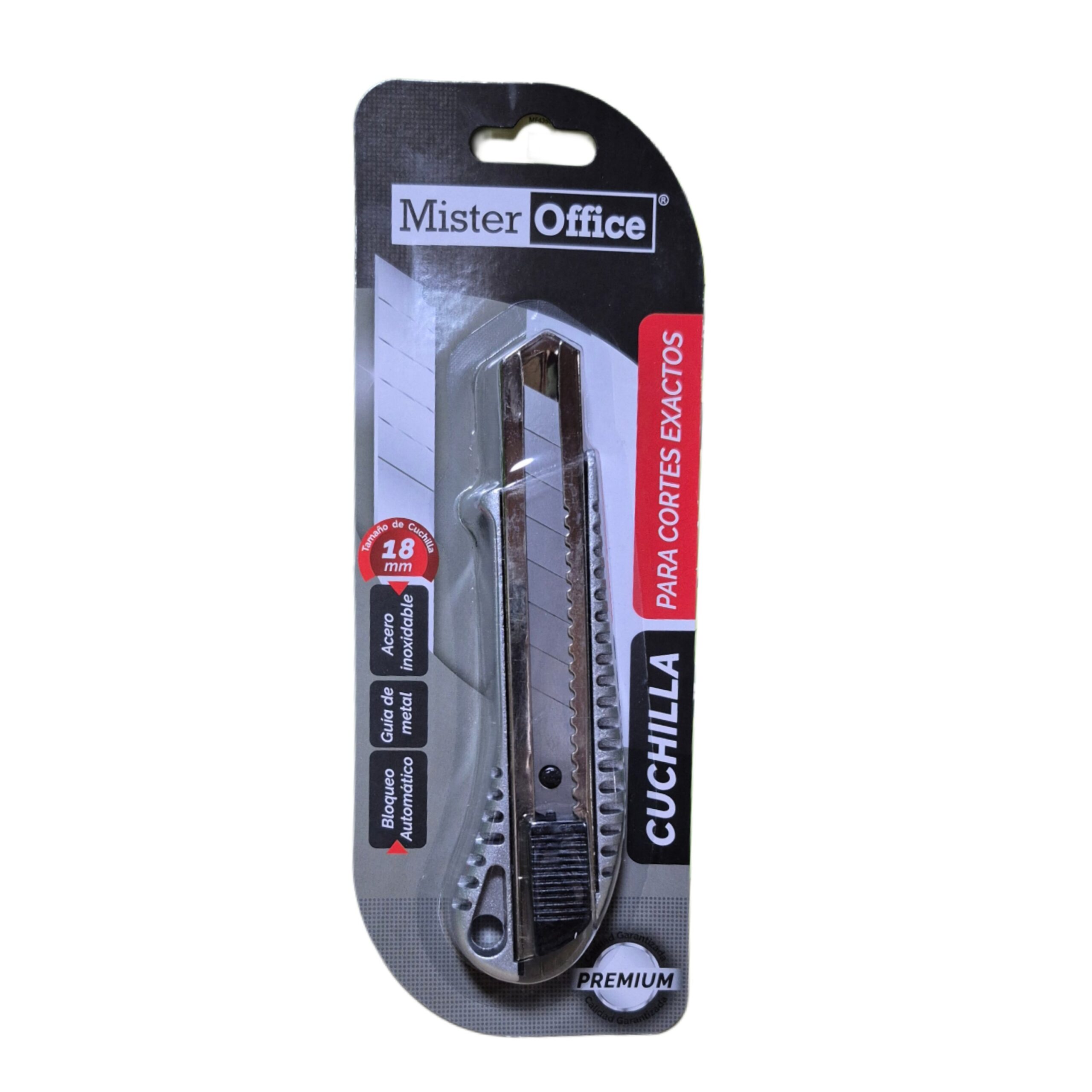 CARTONERO METALICO 18MM RIEL METALICO MISTER OFFICE