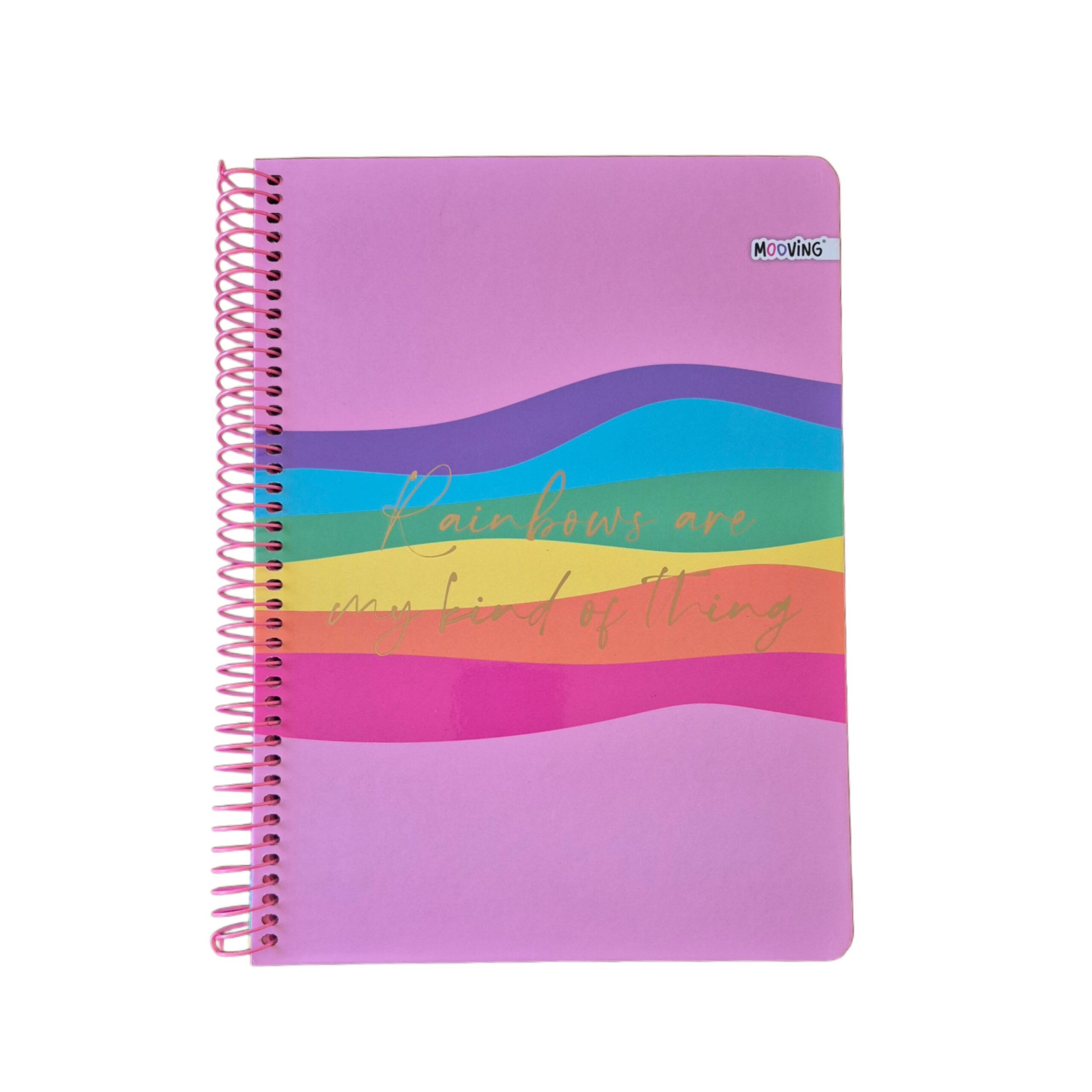 CUADERNO CARTA GOLDEN RAINBOW 105HJS MOOVING