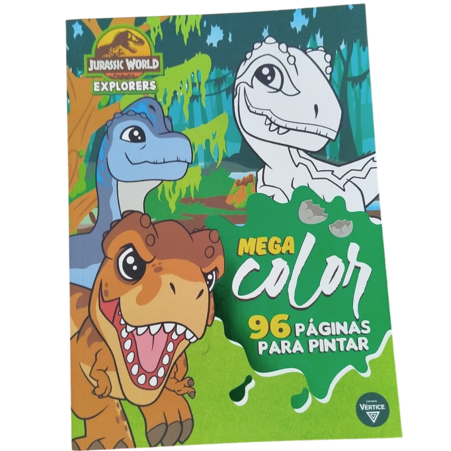 LIBRO P/PINTAR JURASSIC WORLD 96PAG VERTICE