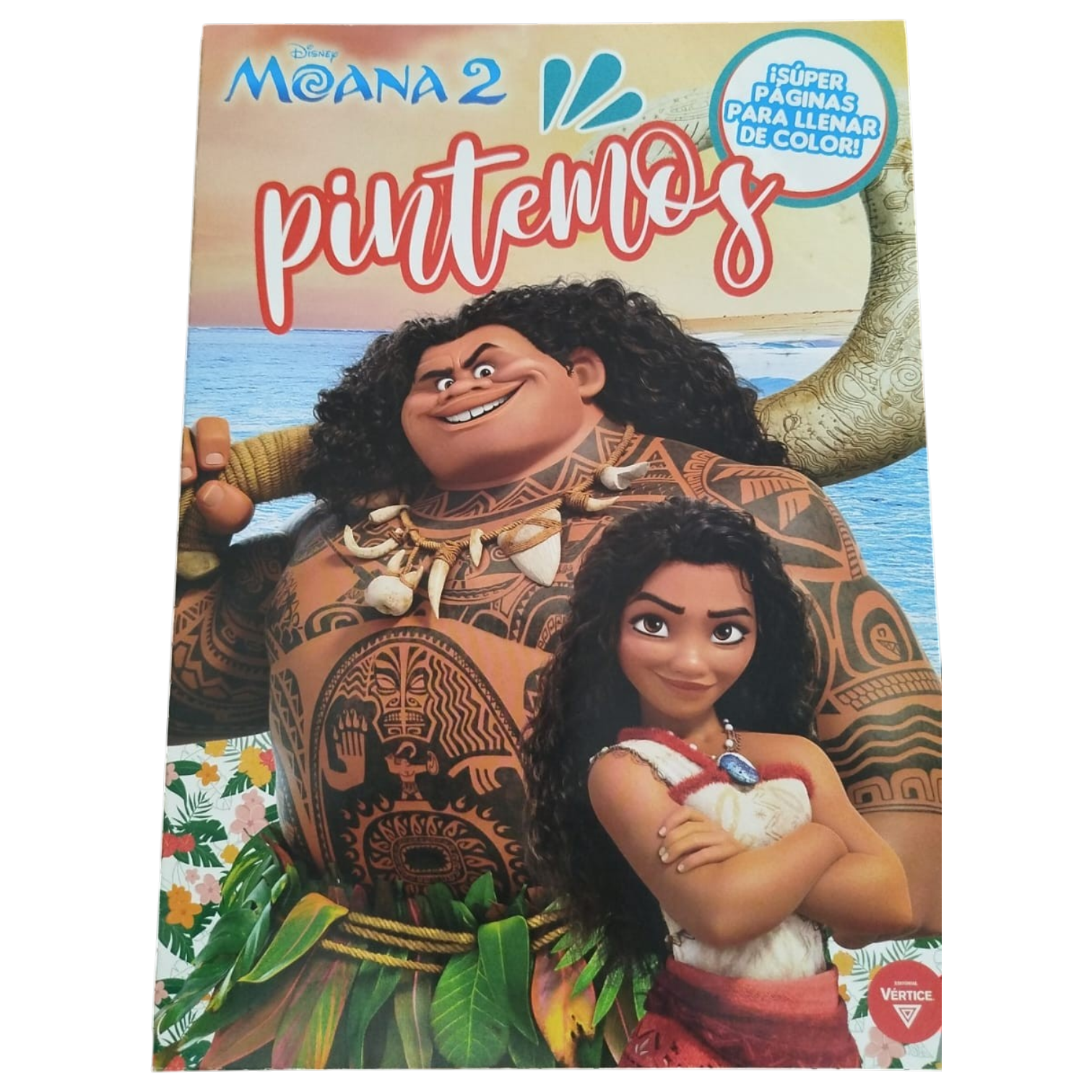 LIBRO P/COLOREAR PINTEMOS MOANA 2 VERTICE