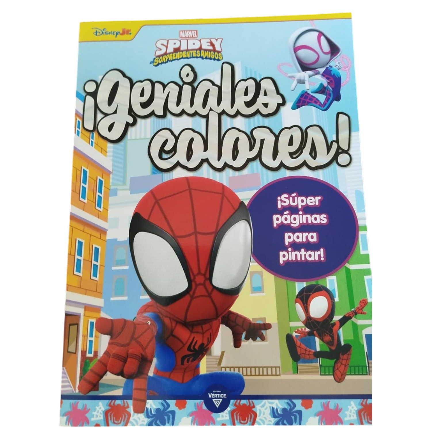 LIBRO GENIALES COLORES 16PAG SPIDEY VERTICE