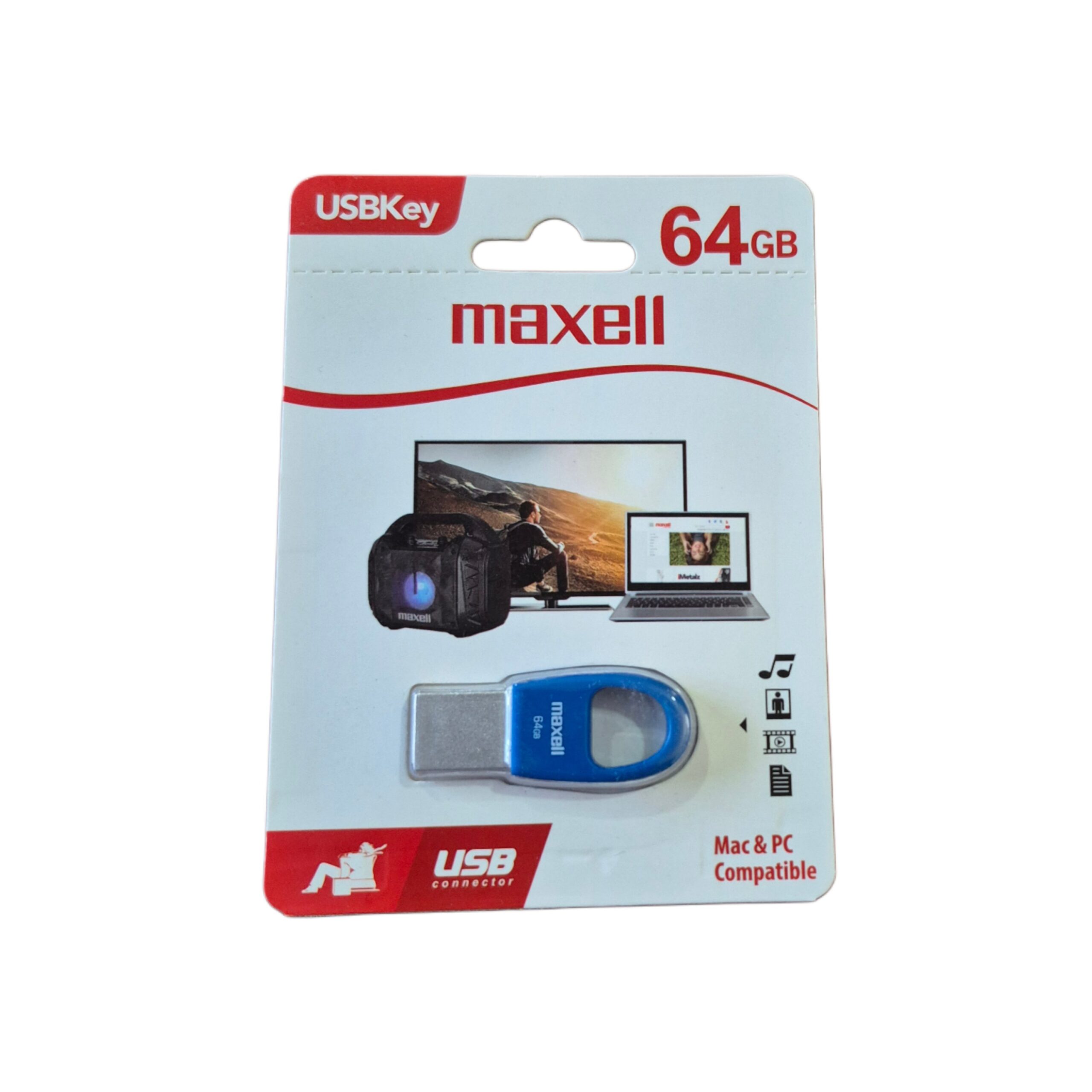 Pendrive Maxell Metal 64GB USB3.2