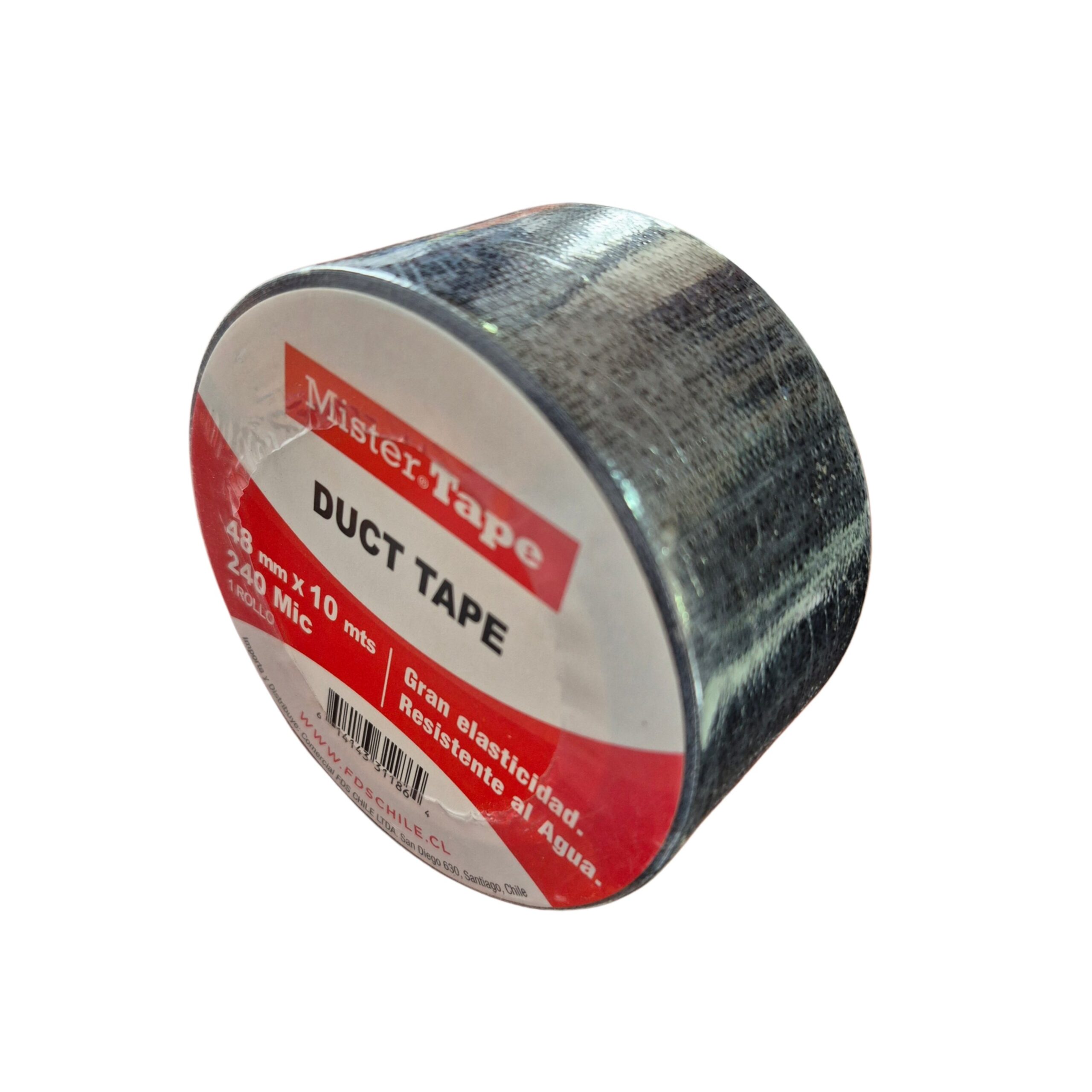 CINTA DUCT TAPE NEGRA 48 X 10MTS MISTER TAPE